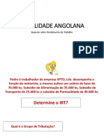 Fiscalidade Angolana - IRT Grupo A