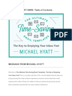 Time Saving Email Templates by Michale Hayatt
