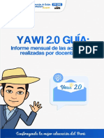 Guia Yawi - Informe de Actividades de Docentes