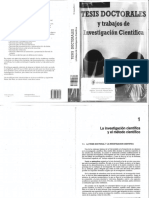 Lectura especializada sobre tesis doctorales y trabajos de investigación científica