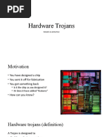 Hardware Trojans: Models & Detection