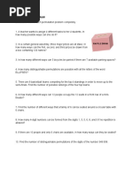 Activity 6: RAFFLE DRAW Direction: Answer Each Permutation Problem Completely