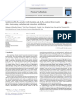 2013 - Synthesis of Si3N4 powder with tunable αβ-Si3N4 content from waste PDF