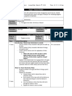 Science 5 Lesson Plan For March 13