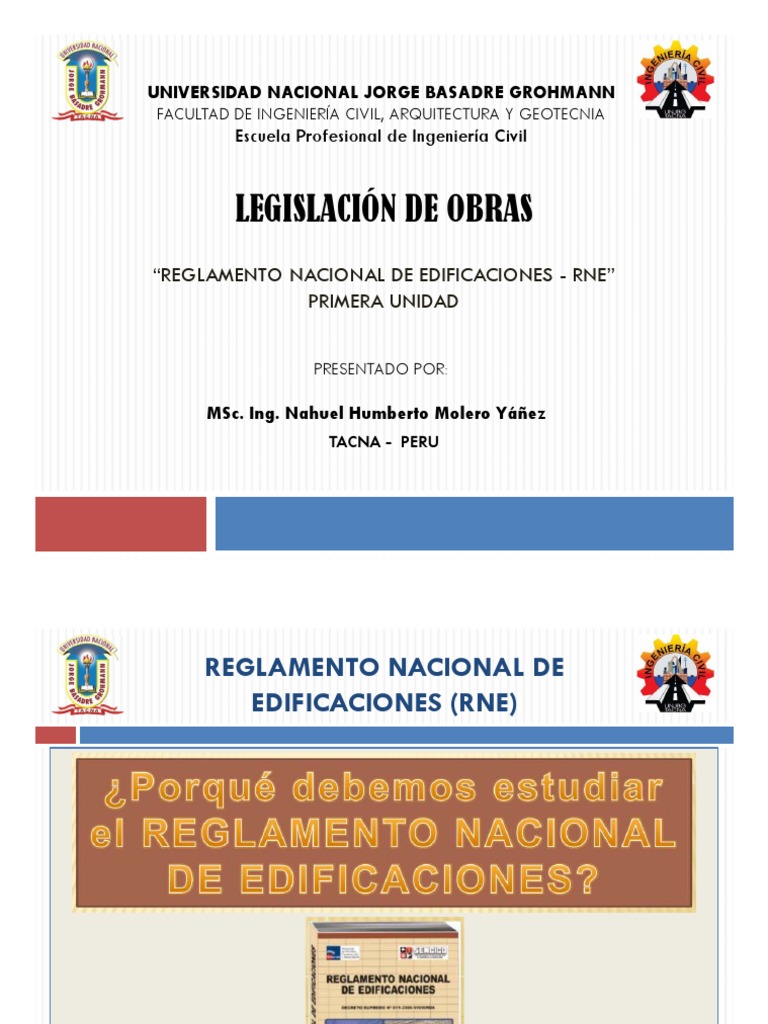Reglamento Nacional de Edificaciones (RNE) - Diapositivas | PDF ...