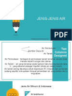 Jenis-Jenis Air dan Parameter Kulaitas Air