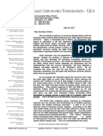 HSF Letter To Secretary Clinton - April 2012