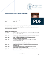 Curriculum Vitae Prof. Dr. Alexei Verkhratsky: Nationale Akademie Der Wissenschaften Leopoldina 1