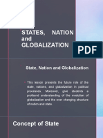 STATES, NATION and GLOBALIZATION