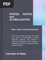 STATES, NATION and GLOBALIZATION