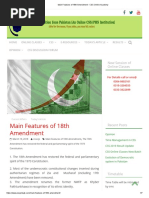 Main Features of 18th Amendment - CSS Online Academy