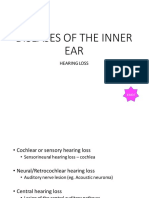 2017 Diseases of Inner Ear Hearing Loss Tinnitus