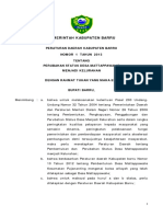 Perda 1-2013 Perubahan Status Desa Mattapawalie Menjadi Kelurahan PDF
