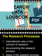 Research IV - Research Logbook and Photodocumentation