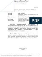 STF Decisão sobre repercussão geral de caso sobre ato obsceno em público