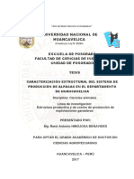 Caracterización Estructural Del Sistema de Producción de Alpacas en Huancavelica PDF