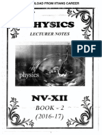 Nitin Vijay (NV) Sir 12TH Class Physics Notes Part-2 Iitians Career PDF