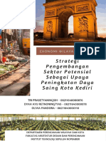 KELOMPOK 9 - Strategi Pengembangan Sektor Potensial Sebagai Upaya Peningkatan Daya Saing Kota Kediri PDF