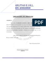 Tablitas Certificado PDF