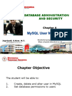 Pertemuan 4 MySQL User Management