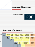 Short Reports and Proposals: Chapter: Eleven
