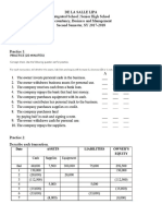 The Accounting Equation Self Test Material