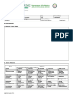 OPD Adolescent History Form