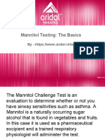 Mannitol Testing The Basics