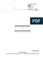 Oberflächenbehandlungsangaben: PG Norm/Standard
