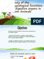 1.study of Physiological Functions of Digestive System of Farm Animals
