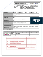 Vendor Document Cover Sheet: Unit 10600 WBS