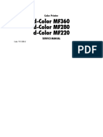 Olivetti D-Color MF220, MF280, MF360 Service Manual PDF