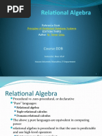 Relational Algebra - 6