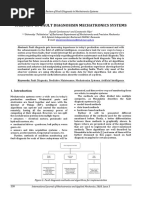 Pag. 228 235 - A REVIEW OF FAULT DIAGNOSISIN MECHATRONICS SYSTEMS