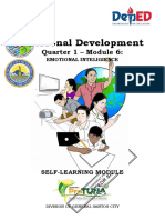 Personal Development: Quarter 1 - Module 6