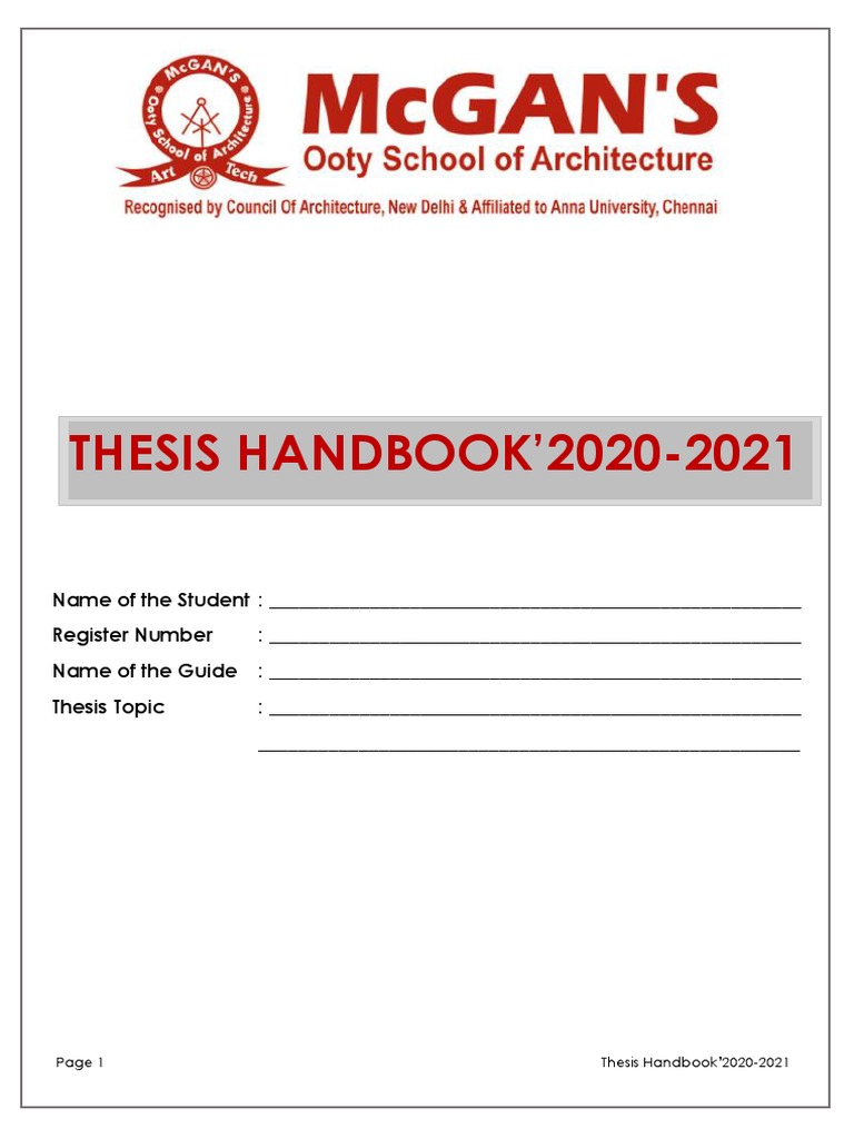 lsu thesis handbook