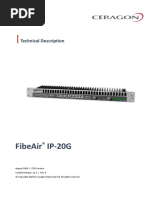 Ceragon FibeAir IP-20G Technical Description 11.3 ETSI Rev A | PDF