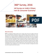 ICE 360 Survey, 2016: Household Survey On India's Citizen Environment & Consumer Economy'