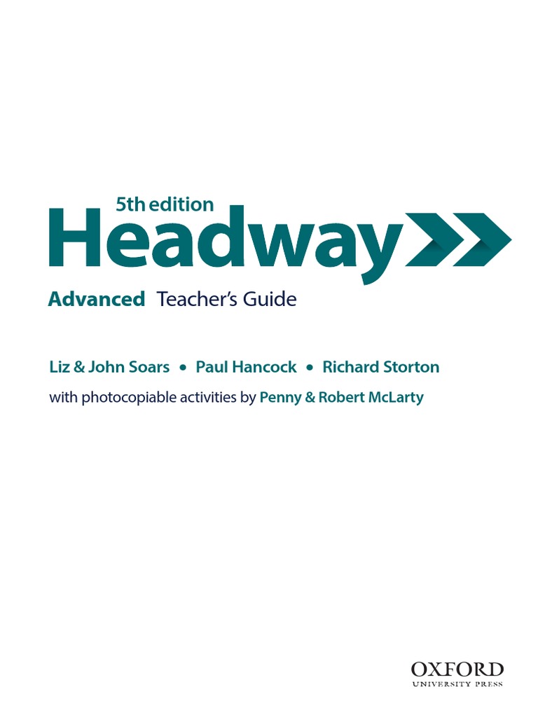 Headway 5e Advanced Teachers Guide PDF Human Teachers