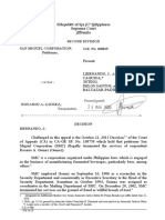 Shepubltt of Tije Ju Ijiltpptness Supreme Court Jffltanila: Second Division San Miguel Corporation, G.R. No. 200815