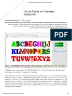 Tutorial de desenho de fontes no Inkscape - Blog da Barbara