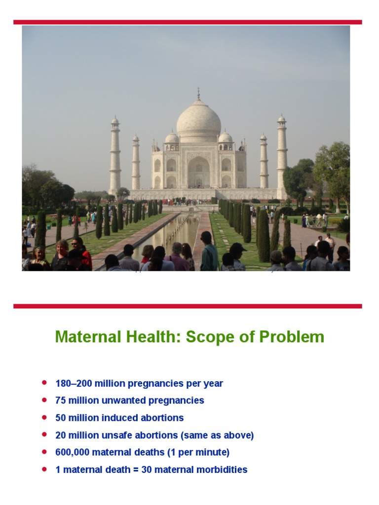 1 Current Approach To Reduction of Maternal Mortality | PDF | Maternal ...