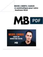 MB - Workbook Meryl - Camus Parrainez - en .Automatique - Pour .Votre .Business - MLM