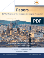 ESA 2021 CFP Barcelona