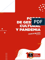 Foros Gestion Cultural y Pandemia FC-Claeh