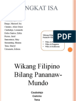 1 Wikang Filipino Bilang Pananaw Mundo