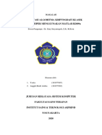 Tugas Makalah Kriptografi Klasik PDF