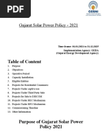 Gujarat Solar Power Policy 2021