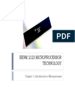 Benm 2123 Microprocessor Technology: Chapter 1: Introduction To Microprocessor