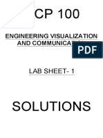 Engineering Visualization and Communication: Lab Sheet-1